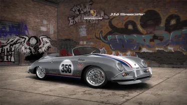 Porsche 356A 1600 Speedster (Hot Wheels : Car Culture - Team Transport) (Addon/Replace Vinyl) - NFS Most Wanted