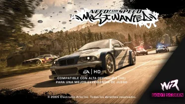 NFS Most Wanted | Remastered Boot Screen - NFS Most Wanted