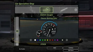 New Colors for Custom Gauges - NFS Underground 2