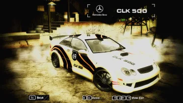 CLK500 custom vinyl - NFS Most Wanted