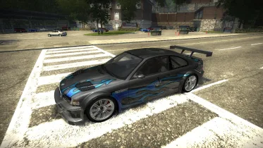 BMWM3GTRE46 BLUEFLAMES - NFS Most Wanted