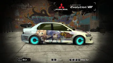 LANCER EVO VIII NEKOPARA MAPLE CINNAMON - NFS Most Wanted