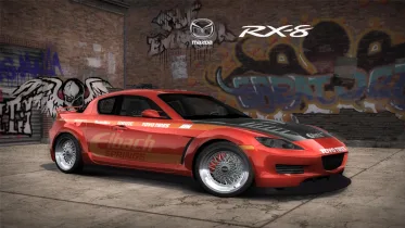 Mazda RX-8 SE3P (Hot Wheels : HIN D-Force) (Addon/Replace Vinyl) - NFS Most Wanted