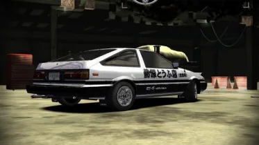 corolla ae 86 fujiwara tofu shop vinyl - NFS Most Wanted