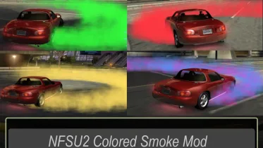 NFSU2 Colored Smoke Mod - NFS Underground 2