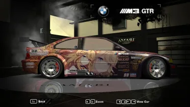 BMW M3 GTR E46 Gold City UmaMusume - NFS Most Wanted