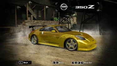 FnF Nissan 350z - NFS Most Wanted