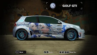 Volkswagen Golf GTI Furina Genshin Impact - NFS Most Wanted