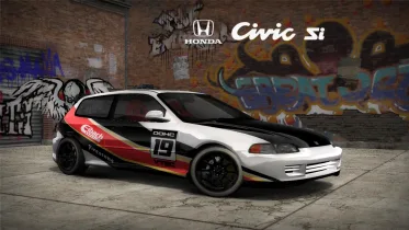 Honda Civic Si EG6 (Hot Wheels : Boulevard) (Addon/Replace Vinyl) - NFS Most Wanted