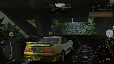 Custom Hud - Nissan Skyline GT-R33 - NFS Most Wanted