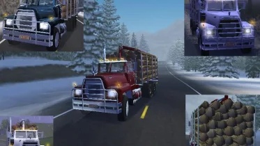 Mack timber truck