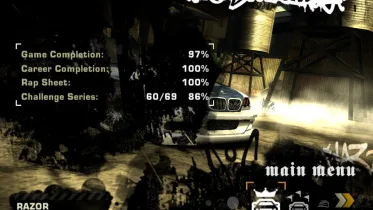 Need for Speed Most Wanted Black Edition 97% Complete Career Savegame - NFS Most Wanted