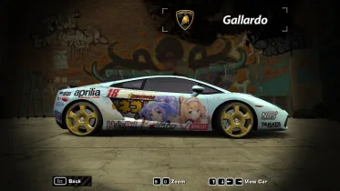 Lamborghini Gallardo - Maple Cinnamon Nekopara - NFS Most Wanted