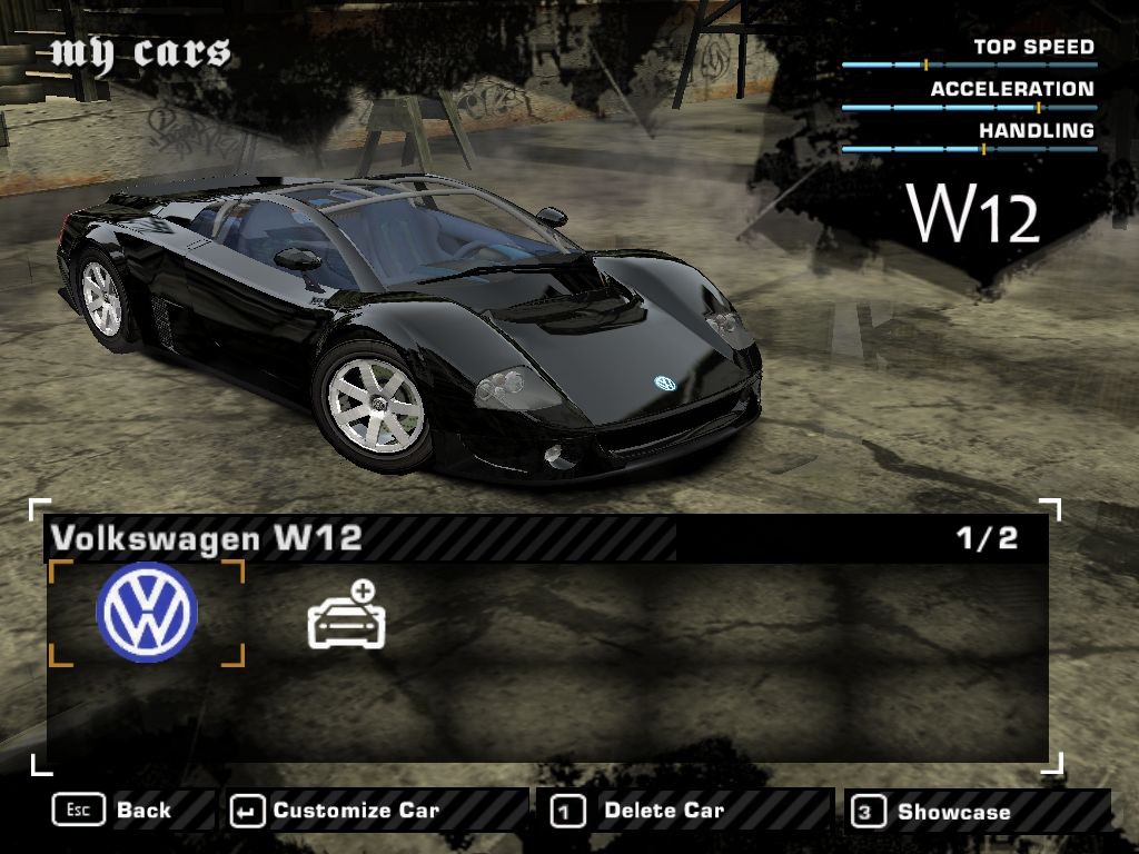 Need For Speed Most Wanted Downloads Addons Mods Cars Volkswagen W12 Roadster And Coupe Nfsaddons