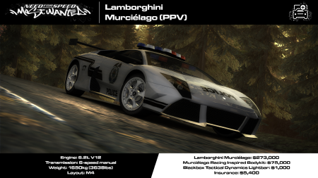 Lamborghini Murciélago (PPV) (Addon)