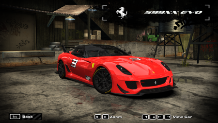 2012 Ferrari 599XX Evoluzione (Modloader/Addon)