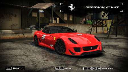 2012 Ferrari 599XX Evoluzione (Modloader/Addon)