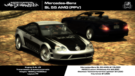 Mercedes-Benz SL 55 AMG (PPV) (Addon)