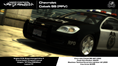 Chevrolet Cobalt SS (PPV) (Addon)