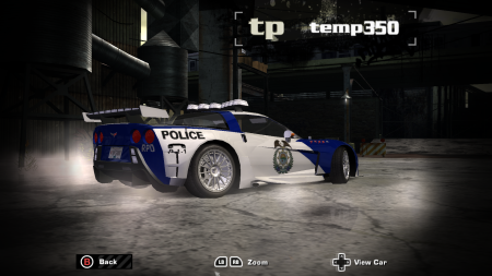 Chevrolet Blue And White RPD Federal Pursuit Vehicle