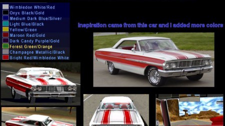 1964 Ford Galaxie 500 XL Striped