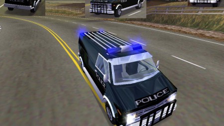 Police Chevy Van