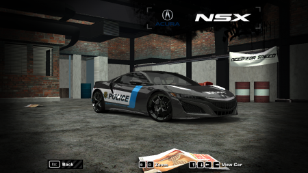 2017 Acura NSX (NFS World police)