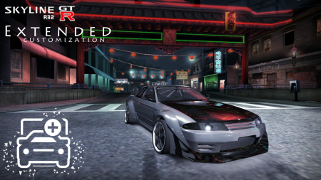 1992 Nissan Skyline R32 GT-R Extended customization (ADDON)