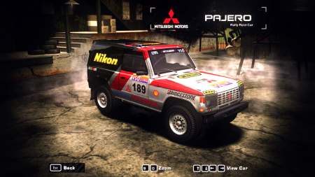Mitsubishi PAJERO Rally Raid Car '85