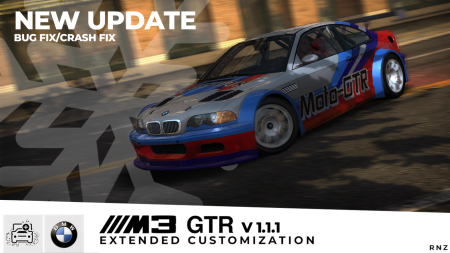 BMW M3 GTR ALMS Extended Customization