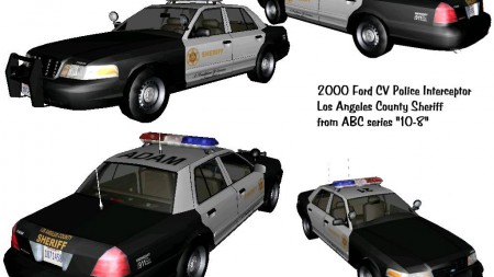 2000 Ford Police Interceptor LA County Sheriff
