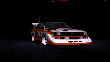 My Tune For Audi S1 Quattro Gr.B My Tune For Audi S1 Quattro Gr.B