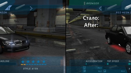 NFSU1 - Brighter neon colors