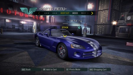 Dodge Viper SRT-10 New bodykits