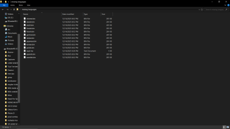 all langagues in the .bin file fromat (spanish missing error fix for binary) all langagues in the .bin file fromat (spanish missing error fix for binary)