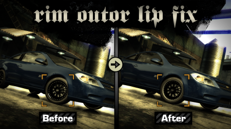Rim outor lip fix
