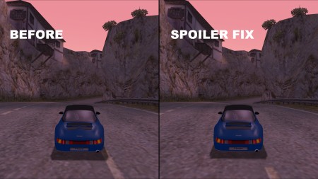 Rear spoiler fix - Verok's patch (964,993,996)