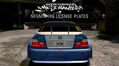 NFSMW HQ License Plates NFSMW HQ License Plates