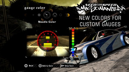 NFSMW New Colors For Custom Gauges