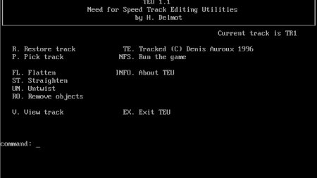 Track Editing Utilities
