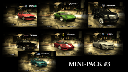 Mini Car Pack #3 + BONUS