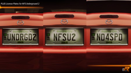 PLUS License Plates for NFS Underground 2