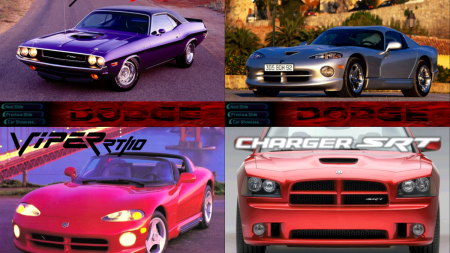 4 Dodge Cars Bundle - Vidwalls, Showcases, 360 Interior Showcases