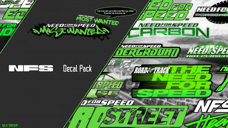 Need for Speed Decal Pack
