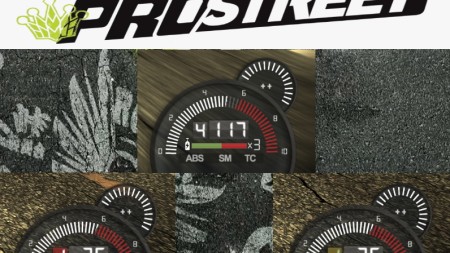 NFS PROSTREET HUD