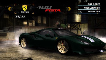 Ferrari 488 Pista (Extended Customization) Ferrari 488 Pista (Extended Customization)