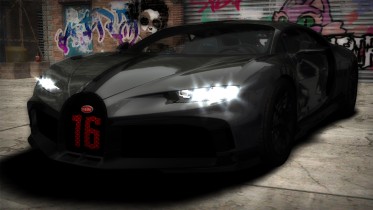 Bugatti Chiron Pur Sport (with red '16' badge)