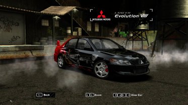 Mitsubishi Lancer Evolution VIII Gunslinger livery Mitsubishi Lancer Evolution VIII Gunslinger livery
