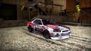 Nissan Skyline R34 GTR Takami Karibuchi Livery Nissan Skyline R34 GTR Takami Karibuchi Livery