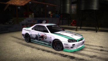 Nissan Skyline R34 GTR Tsukumo Tan Livery Nissan Skyline R34 GTR Tsukumo Tan Livery